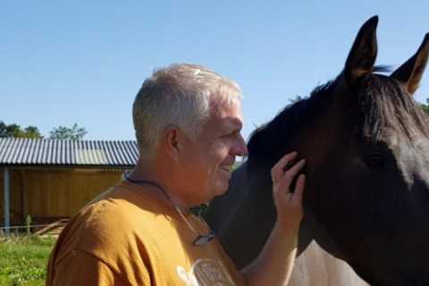 The real-life horse whisperer: Meet the owner who travels in the box with his runners as part of..