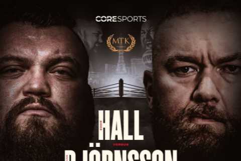 Game of Thrones star Hafthor Bjornsson confirms Eddie Hall fight will take place in March as he..