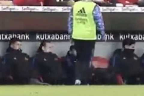 Gareth Bale caught laughing as ex-Chelsea star Eden Hazard is sent back to Real Madrid bench after..