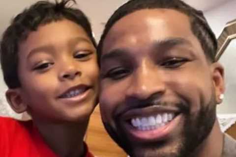 Khloe Kardashian’s ex Tristan Thompson shares rare photo with son Prince, 5, after confirming baby..