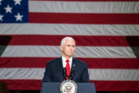 ‘Trump Is Wrong,’ Pence Says of False Claim About Overturning Election