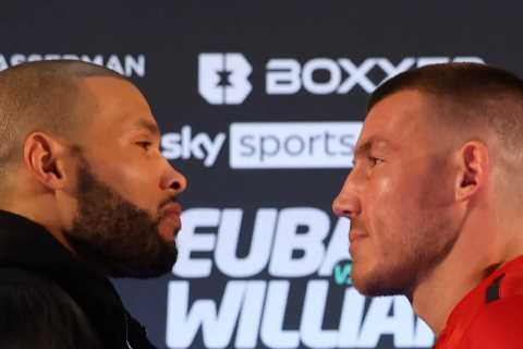 Who is on Chris Eubank Jr vs Liam Williams undercard? Fight night schedule for TONIGHT’S Cardiff..