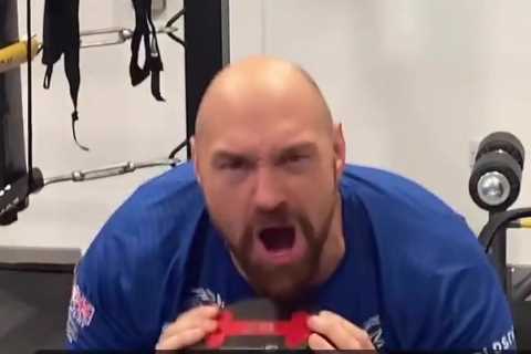 ‘Bum’s getting KOd… again’ – Tyson Fury sends message to Dillian Whyte while working out for bitter ..