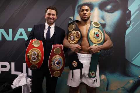 ‘We don’t trust Fury’ – Eddie Hearn reveals why Anthony Joshua rejected Tyson Fury’s £15million..
