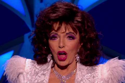 Masked Singer fans spot Joan Collins has ‘no idea’ who Rockhopper star Michelle Williams is