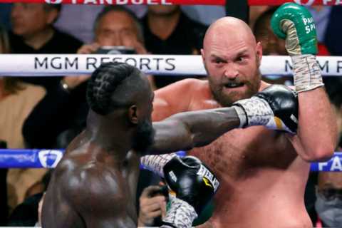 Tyson Fury predicts Deontay Wilder would KO ‘bum’ Anthony Joshua inside three rounds if heavyweight ..