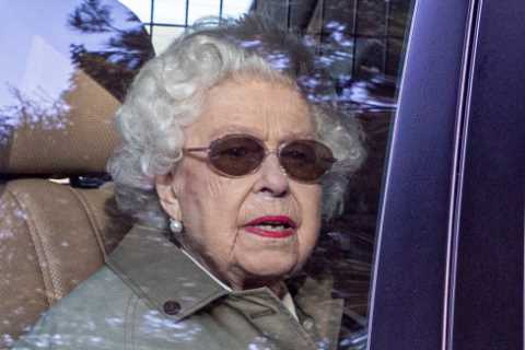 Queen beams as she heads back to Windsor after celebrating 70 years on the throne &amp; announcing..
