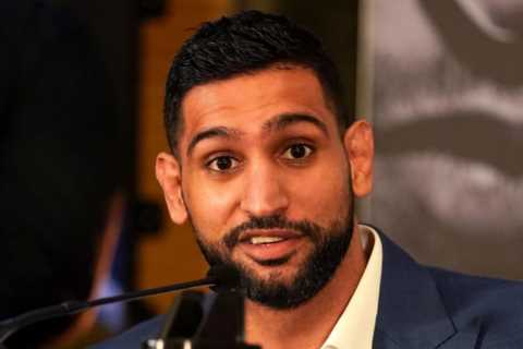 Amir Khan vows to ‘finish off’ Kell Brook and mocks rival’s ‘smashed up eye sockets’ ahead of..