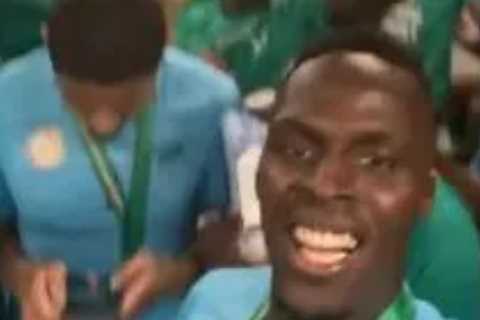 Inside Senegal’s wild Afcon celebrations as Mendy leads players’ chants in hotel corridor before..