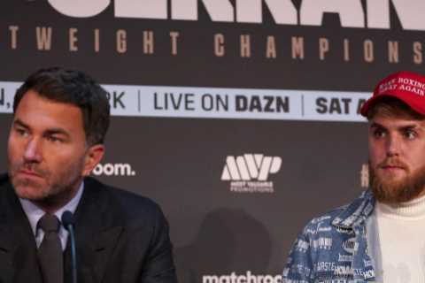 ‘I can contend with him’ – Jake Paul ‘being dead serious’ about Canelo fight as Eddie Hearn says..