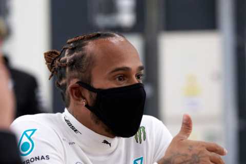 Lewis Hamilton ends retirement speculation with F1 legend returning to Mercedes HQ TODAY to get..