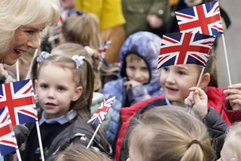 Camilla makes first public appearance since she was confirmed as future Queen