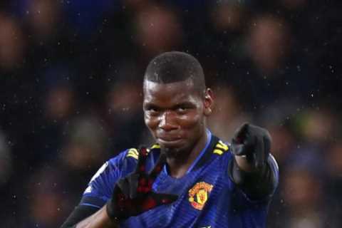 Paul Pogba’s Man Utd celebration sparks debate in BT Sport studio as Peter Crouch jokes star will..