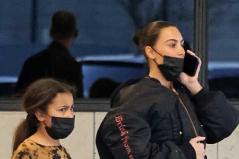 Kim Kardashian goes makeup-free in rare unfiltered photos on outing with daughter North, 8, after..