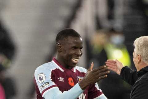 Kurt Zouma set to play for West Ham as David Moyes calls him ‘a really good lad’ despite..