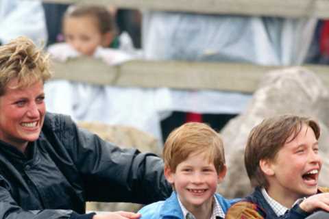 Princess Diana presented Prince William with a boob birthday cake when he was 13… &amp; he was..