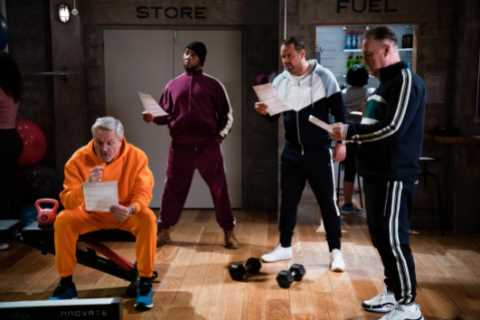 EastEnders fans open-mouthed at Mick Carter and pals’ gym outfits – shrieking ‘my poor eyes!’