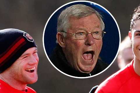 Wayne Rooney and close friend Cristiano Ronaldo were Man Utd pranksters who played jokes on Sir..