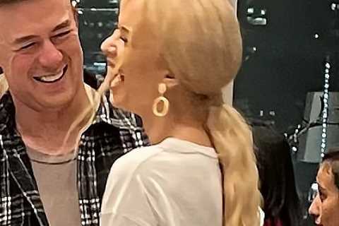 Strictly couple Nadiya Bychkova and Kai Widdrington can’t keep their hands off each other at 1am..