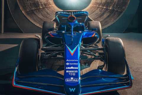 F1 team Williams unveil striking car look for new season but not all fans are happy with change of..