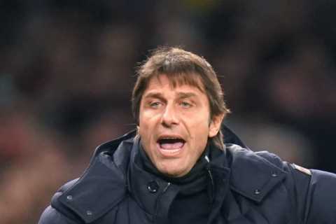 Antonio Conte reckons Tottenham have only ONE PER CENT shot of finishing in top four as he gives up ..