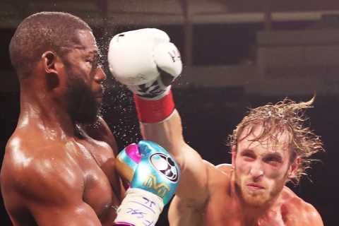 Floyd Mayweather claims Logan Paul’s payday for fight will ‘take a while’ as YouTuber slams him..