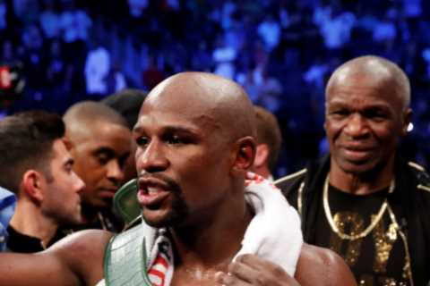 Floyd Mayweather claims his 50-0 unbeaten record will NEVER be beaten but still wants someone to..
