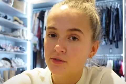 Molly Mae Hague takes a pregnancy test after her period is four days late