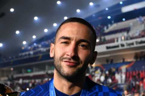 Chelsea star Hakim Ziyech flies straight from Club World Cup win to Holland to watch old club Ajax..