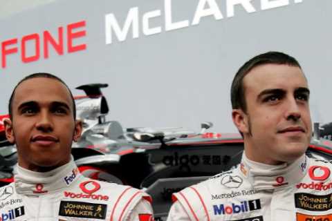 ‘Always angry’ – Lewis Hamilton permanently rattled team-mate Fernando Alonso when pair were at..