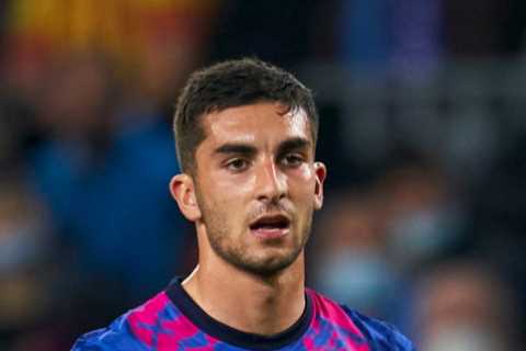 Ferran Torres loses his Barcelona and Nike badges from kit and breaks down in tears after draw with ..