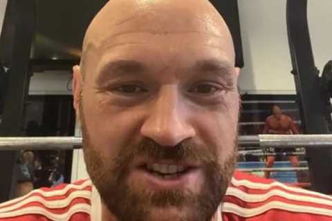 Tyson Fury works up sweat in ‘brutal’ session and reveals ‘it was tough morning’ of sparring ahead..