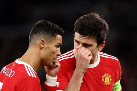 ‘We’re united’ – Harry Maguire rubbishes reports of power struggle with Cristiano Ronaldo behind..