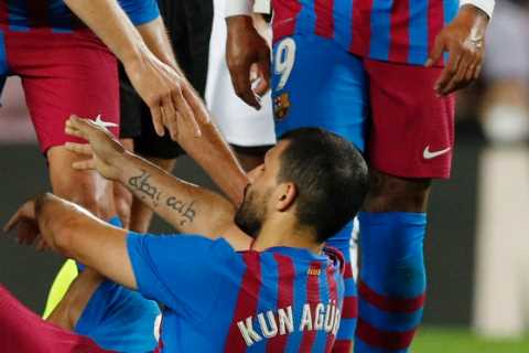 Aguero reveals he suffered heart scare 10 days before final game and begging opponent to stop while ..
