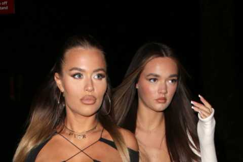 Louis Tomlinson’s sister Lottie reveals baby bump on night out after revealing she’s pregnant with..