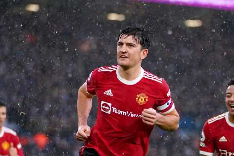 Under-fire Man Utd captain Harry Maguire stands up when it really matters in most hostile of..