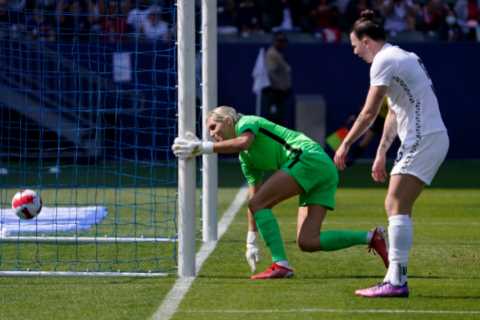 New Zealand star Meikayla Moore scores perfect hat-trick of OWN GOALS in shocking first half..