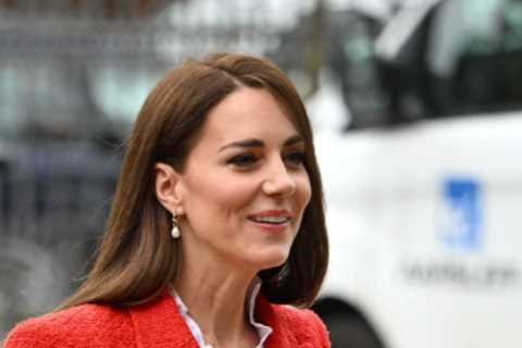 Kate Middleton recycles red Zara blazer in nod to Danish flag as she arrives in Denmark