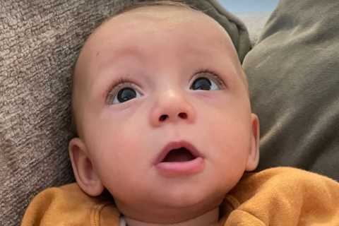 Little Mix’s Perrie Edwards posts adorable shots of son Axel as tot turns six months old