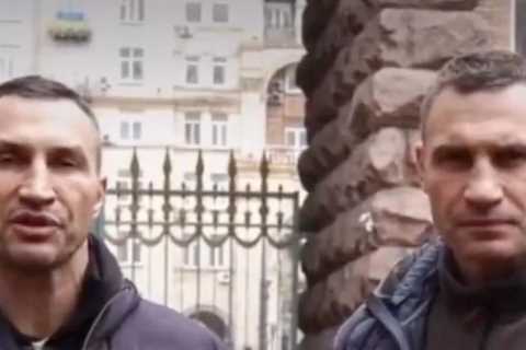 Boxing legends Wladimir and Vitali Klitschko fear ‘senseless’ Russian invasion of Ukraine could..
