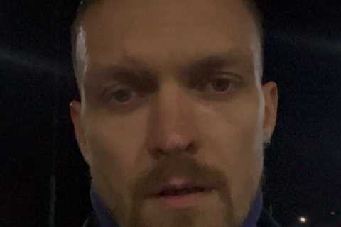 Oleksandr Usyk returns to Ukraine to prepare for Anthony Joshua rematch as champ pleads ‘no war’..
