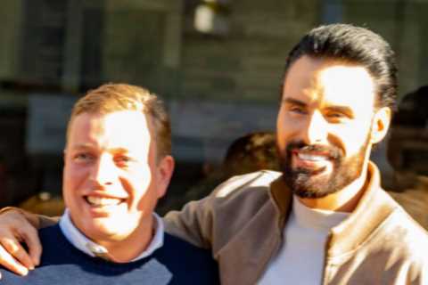 Rylan Clark opens The Apprentice’s Thomas Skinner’s new shop after being ‘tricked’ into promoting it