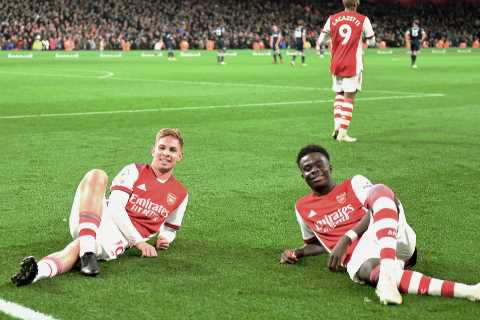 ‘Sell them in the summer’ – Saka and Smith-Rowe should be SOLD says Merson if they won’t agree new..