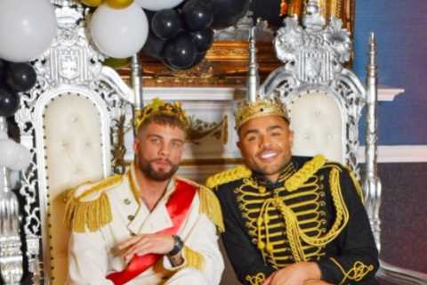 Inside Geordie Shore star Nathan Henry’s boozy birthday bash as his co-stars dress as kings and..