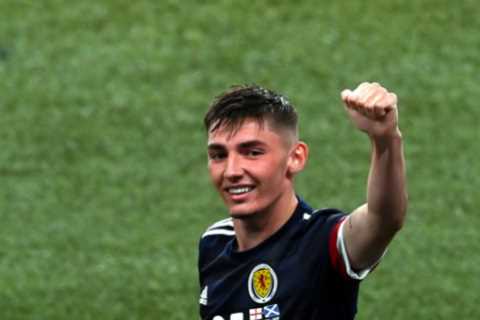 Chelsea star Billy Gilmour revealed he wore a Liverpool shirt when he played football at home..