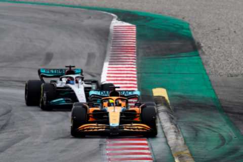 Russell and Norris fear overtaking in F1 could be HARDER this season despite huge rule changes in..