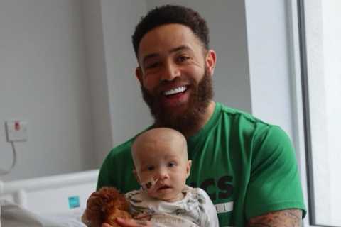 Ex-reality TV and football star Ashley Cain to fight eight times to honour life of his eight-month..