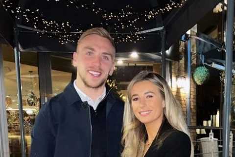 Dani Dyer and West Ham star Jarrod Bowen getting serious as she travels to his hometown to meet his ..