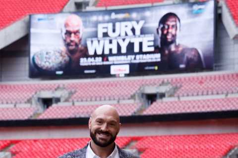 Tyson Fury reveals he will come in at his heaviest weight EVER for Dillian Whyte fight and above..