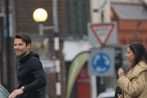 Mark Wright and Michelle Keegan spotted together for first time since he was banned from ITV for..